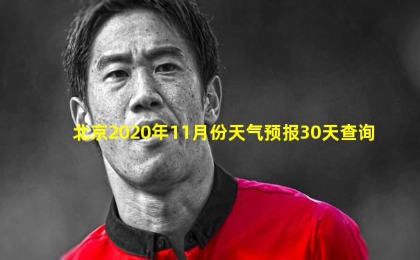 北京2020年11月份天气预报30天查询