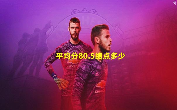 平均分80.5绩点多少