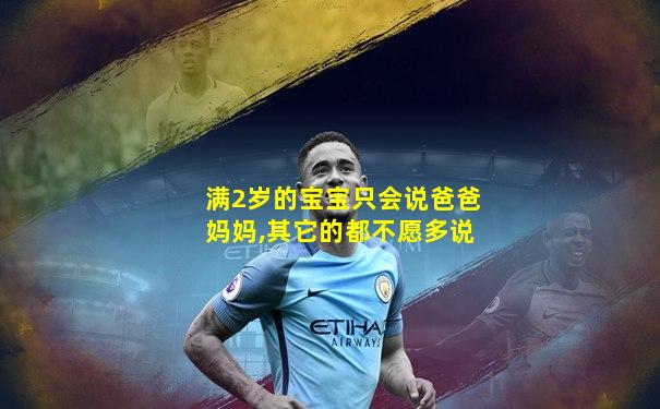 满2岁的宝宝只会说爸爸妈妈,其它的都不愿多说