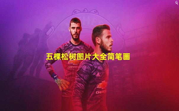 五棵松树图片大全简笔画