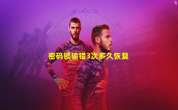 密码锁输错3次多久恢复